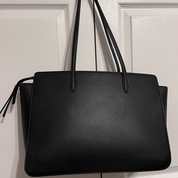 TORY BURCH Robinson Leather Tote. Black. NWOT - Picture 14 of 17